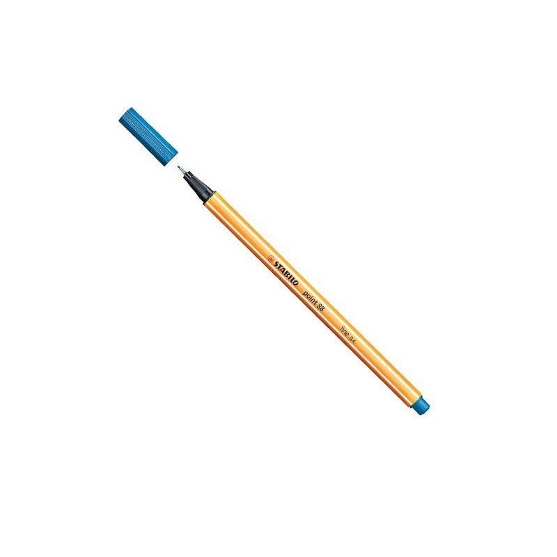 ROTULADOR STABILO POINT 88 AZUL NEON