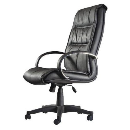 SILLON DE DIRECCION RESPALDO ALTO SALINAS NEGRO