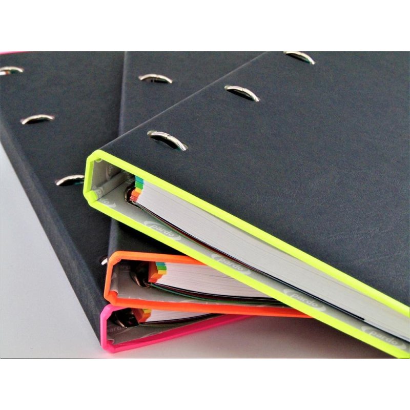 CARPEBLOC PARDO BORDE NEON