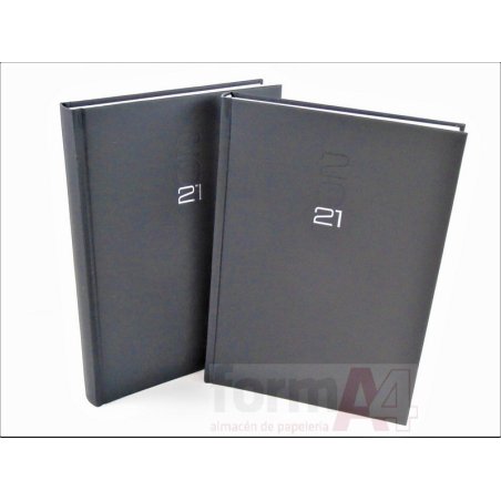 AGENDA 15X21CM. D/P 2021 MATRA NEGRO