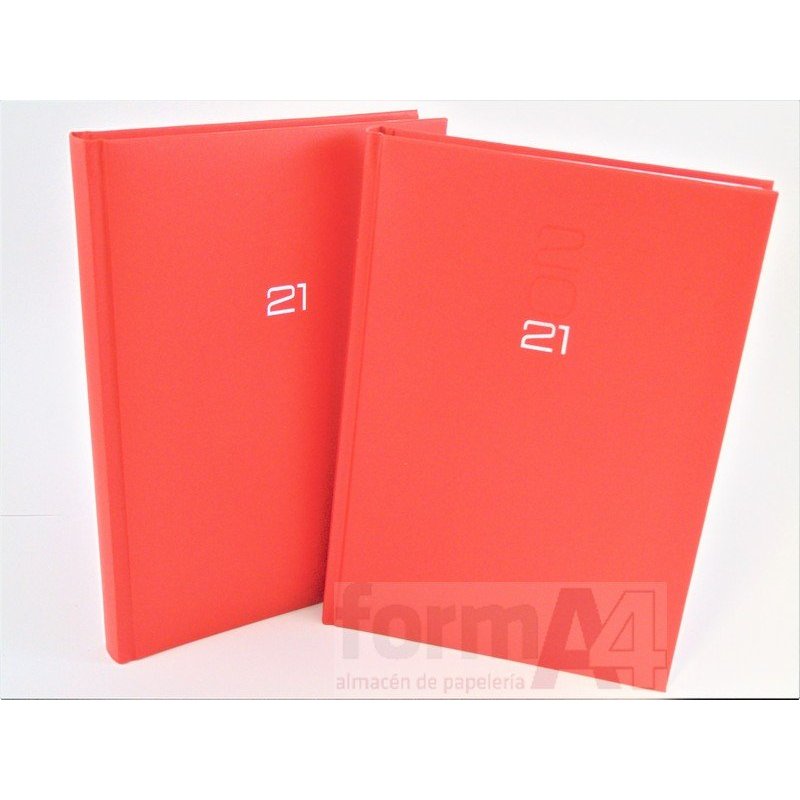 AGENDA 15X21CM. D/P 2021 MATRA ROJO