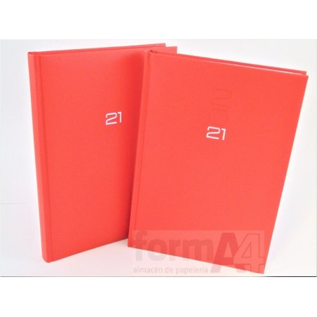 AGENDA 15X21CM. D/P 2021 MATRA ROJO