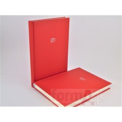 AGENDA 17X24CM. D/P 2021 MATRA ROJO