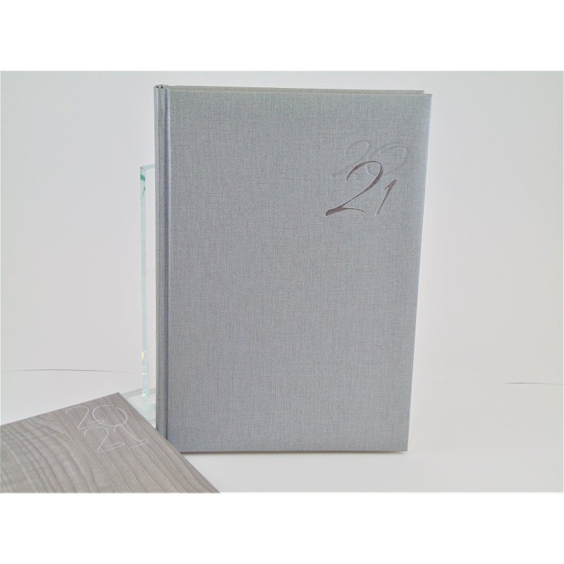 AGENDA 17X24 CM. D/P 2021 CARIBE PLATA