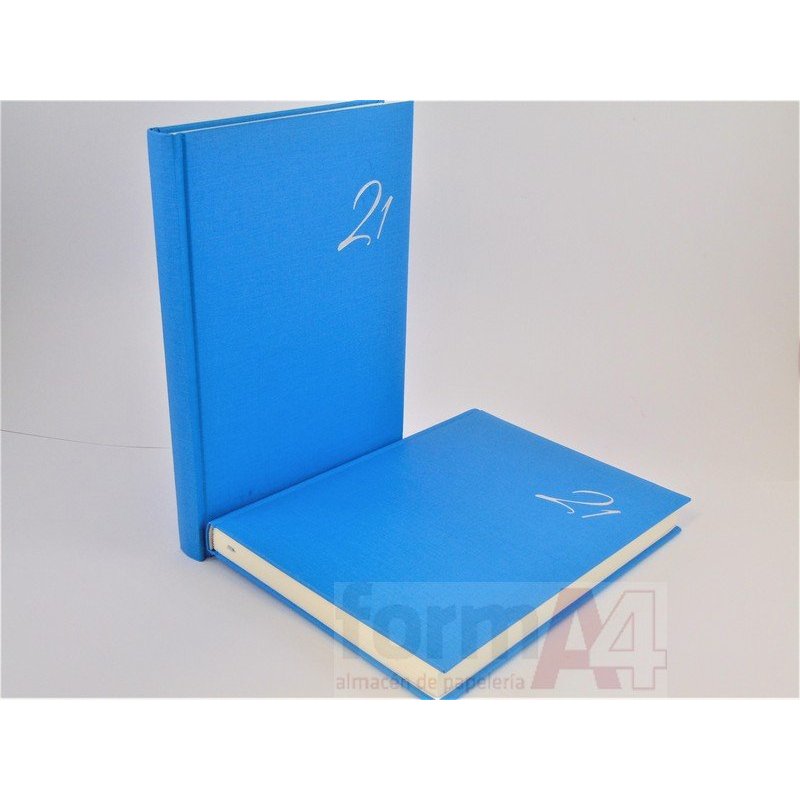 AGENDA 17X24 CM. D/P 2021 CARIBE AZUL