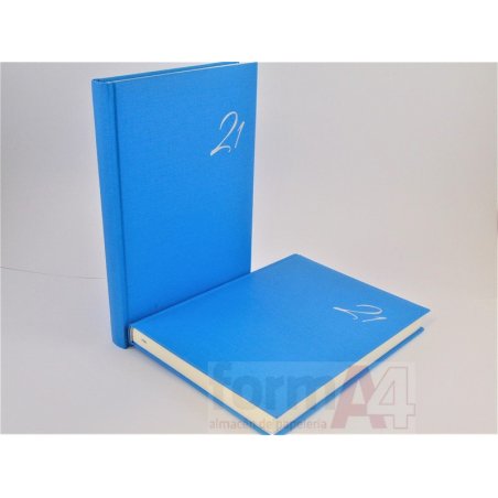 AGENDA 17X24 CM. D/P 2021 CARIBE AZUL
