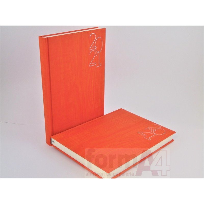 AGENDA 17X24CM. D/P 2021 GIAVA NARANJA