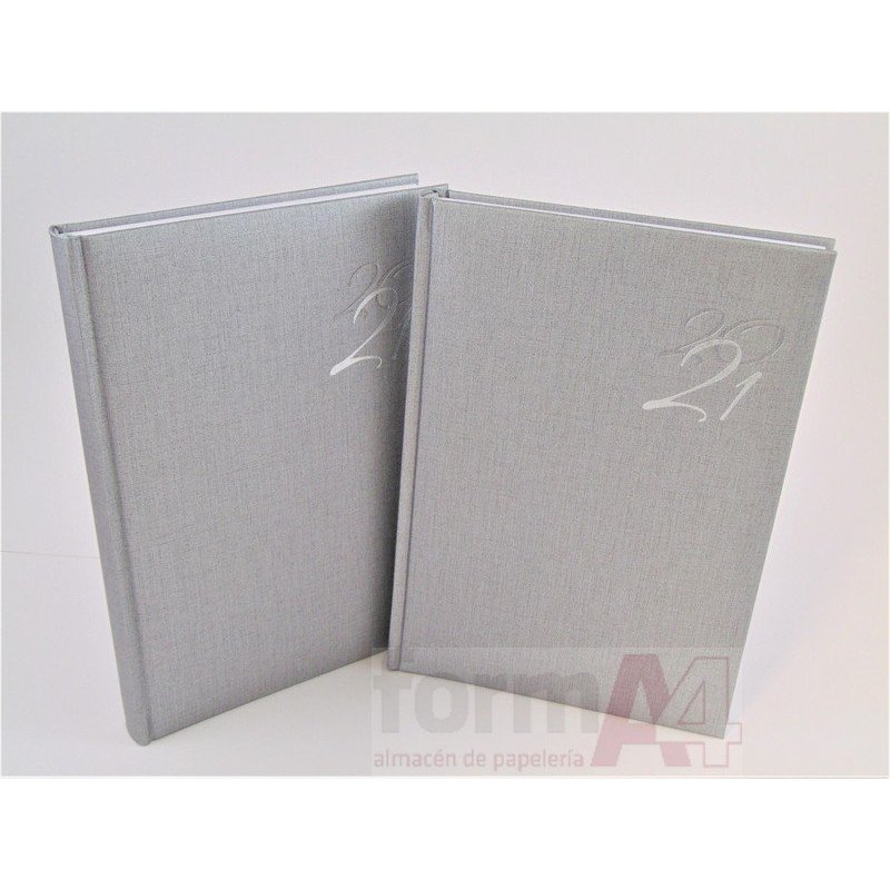 AGENDA 15X21CM. D/P 2021 CARIBE PLATA