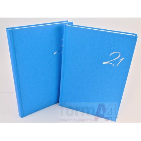 AGENDA 15X21CM. D/P 2021 CARIBE AZUL