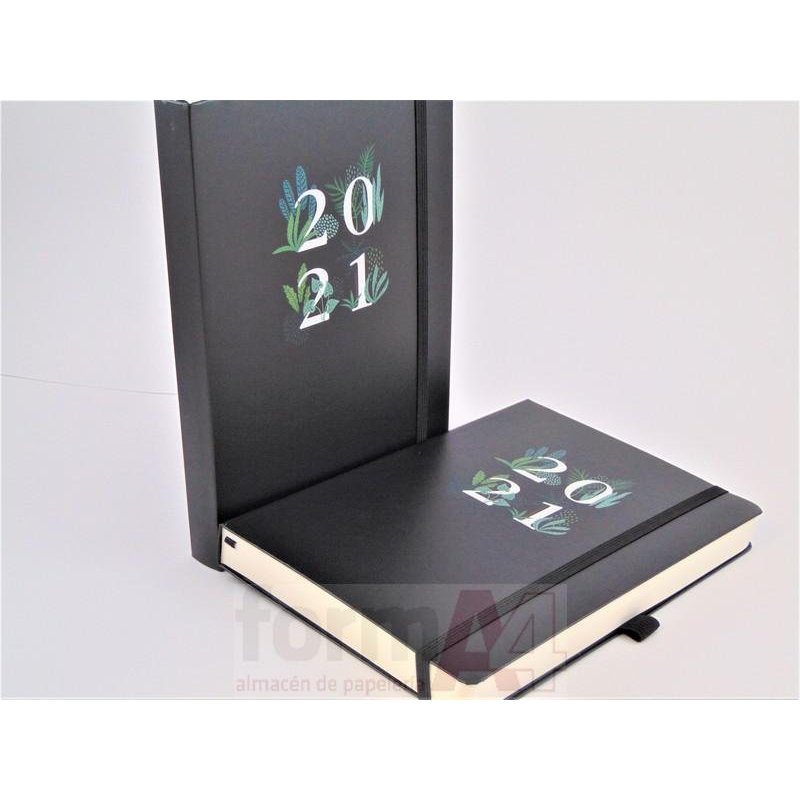 AGENDA COSIDA RIGIDA PLUS 155X213 D/P BLACK JUNGL