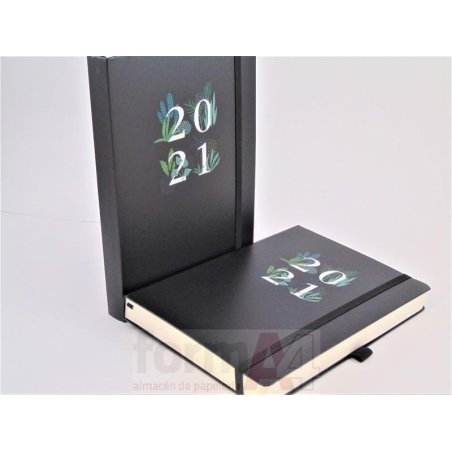 AGENDA COSIDA RIGIDA PLUS 155X213 D/P BLACK JUNGL