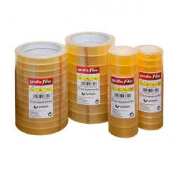 CINTA ADHESIVA GRAFOFILM 12MMX33M.