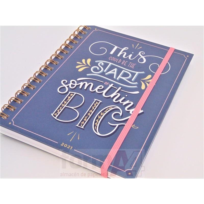 AGENDA ESPIRAL WIRE-O CARTON PLUS 155X213 S/V SOME