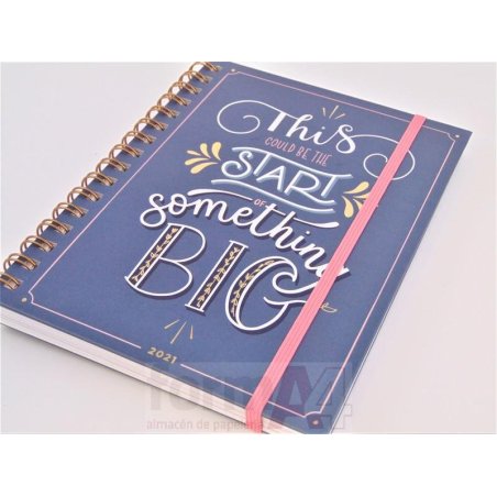 AGENDA ESPIRAL WIRE-O CARTON PLUS 155X213 S/V SOME