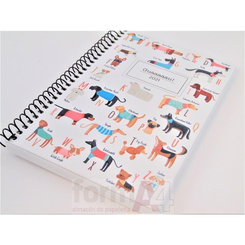 AGENDA ESPIRAL CARTON ACTIVA 117X182 S/V GUAAAU
