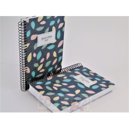 AGENDA ESPIRAL CARTON ACTIVA 117X182 D/P GOOD VIBE