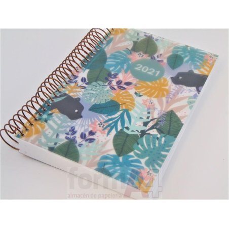 AGENDA ESPIRAL CARTON ACTIVA 117X182 D/P COLOUR GA