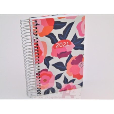 AGENDA ESPIRAL CARTON CADDY 80X125 D/P FLOR