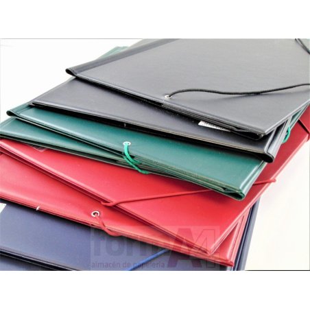 CARPETA FOLIO SOLAPAS PVC IBERPLAS AZUL