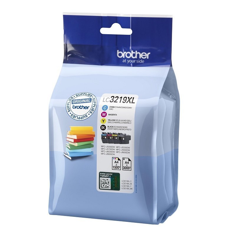 BROTHER CARTUCHO LC3219XLY  PACK BK/C/M/Y