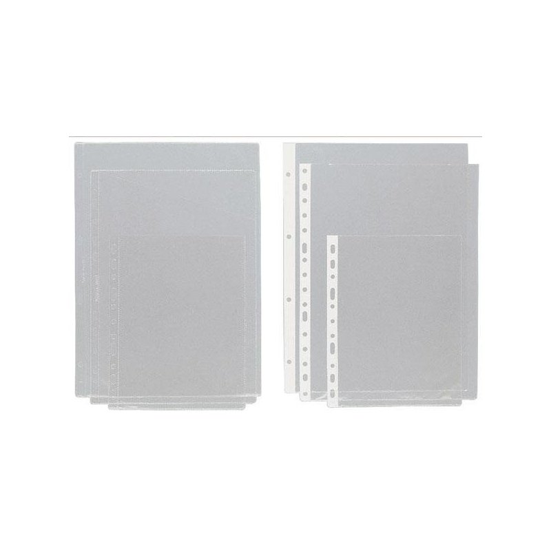 FUNDA MULTITALADRO A5 CRISTAL LIDERPAPEL