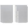 FUNDA MULTITALADRO A5 CRISTAL LIDERPAPEL