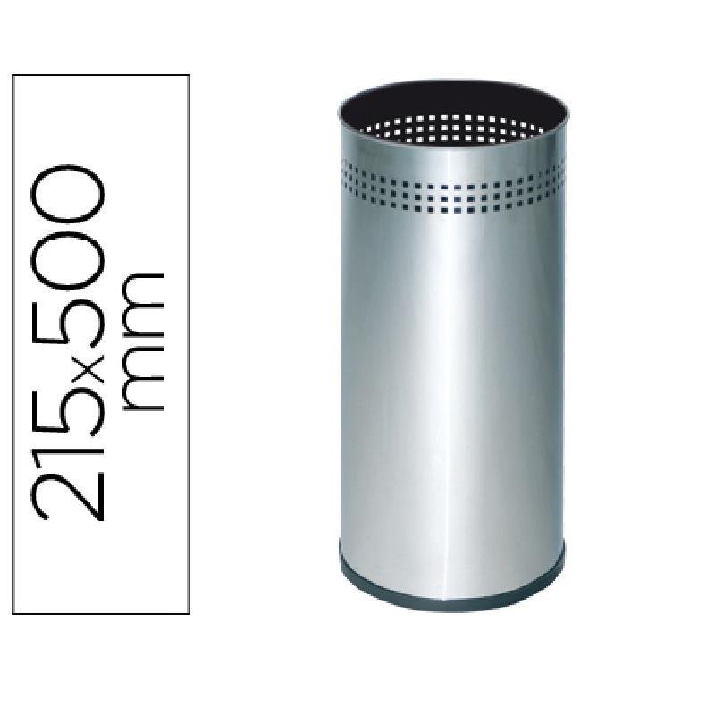 PARAGUERO METALICO PERFORADO PLATEADO 50X21CM