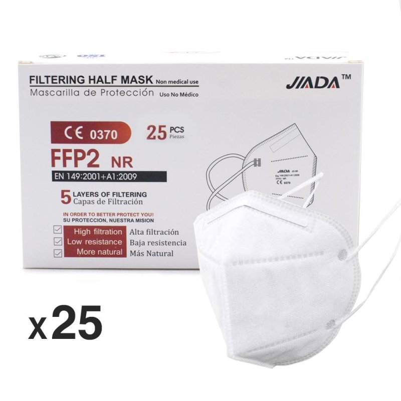 MASCARILLAS PROTECCION BLANCA FFP2 C/25
