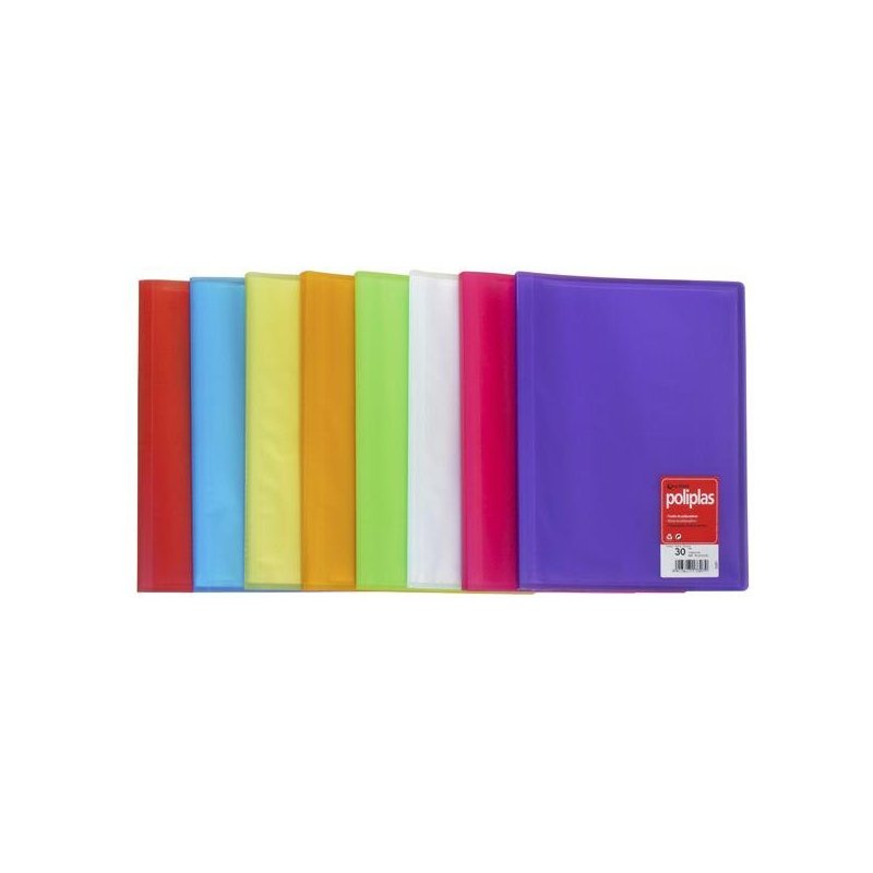 CARPETA CON 40 FUNDAS POLIPLAS TRANSLUCIDO A4 