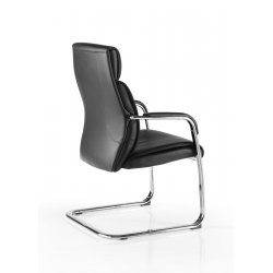 SILLON MOSCÚ BAJO NEGRO PATIN