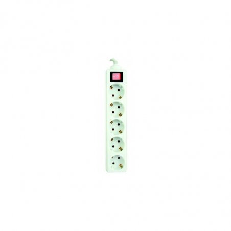 REGLETA 5 TOMAS 1.5m PROTECCION CON INTERRUPTOR BL