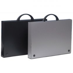 MALETIN CON ASA PP FOLIO NEGRO