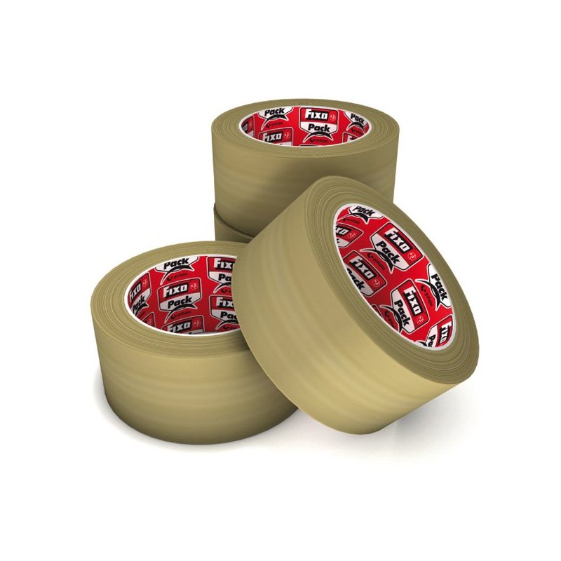 CINTA EMBALAJE PP TRANSP. FIXO SIN RUIDO 48MMX66M