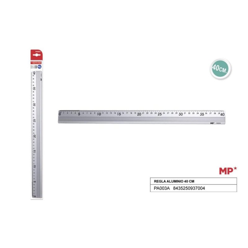 REGLA DE ALUMINIO 40CM