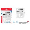 CALCULADORA SOLAR Y PILAS BLANCO