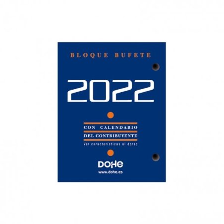 CALENDARIO DE MESA DOHE 2022