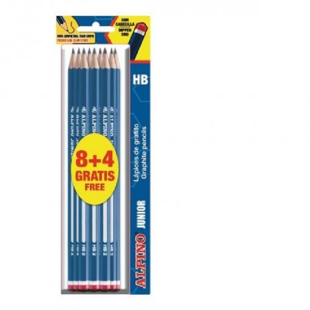 LAPIZ JUNIOR Nº 2 BLISTER 8+4GRATIS