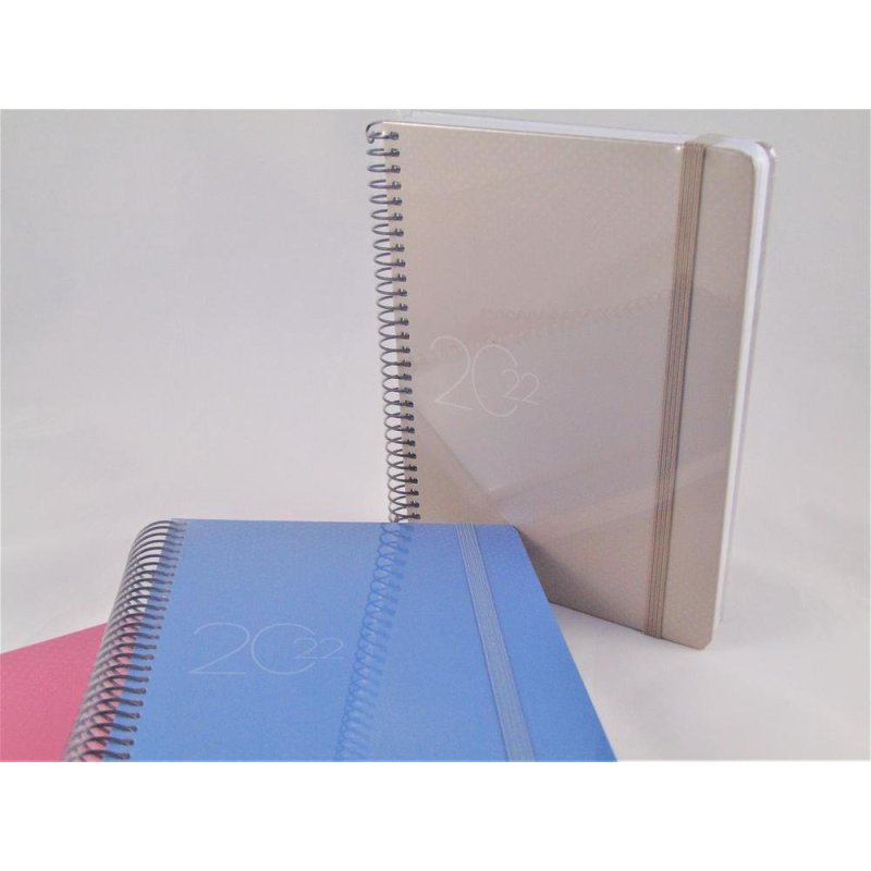AGENDA ESPIRAL DOHE NEWPORT 14X20 D/P 2022 CAMEL