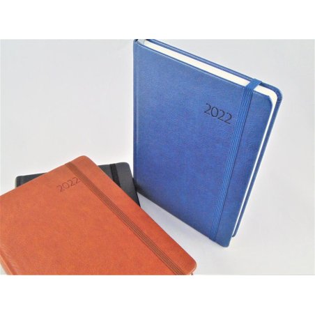 AGENDA DOHE AREZZO 14X20CM D/P 2022 AZUL