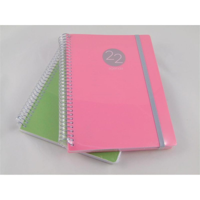AGENDA ESPIRAL DOHE MEMPHIS 15X21CM 2022 ROSA