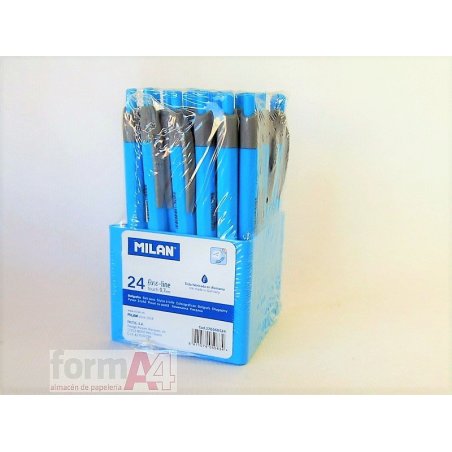 BOLIGRAFO MILAN P-1 TOUCH FINE LINE AZUL