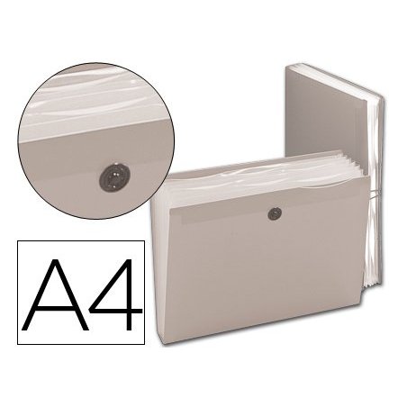 CARPETA BEAUTONE GOMAS SOLAPAS PP A5 TRANSPARENTE