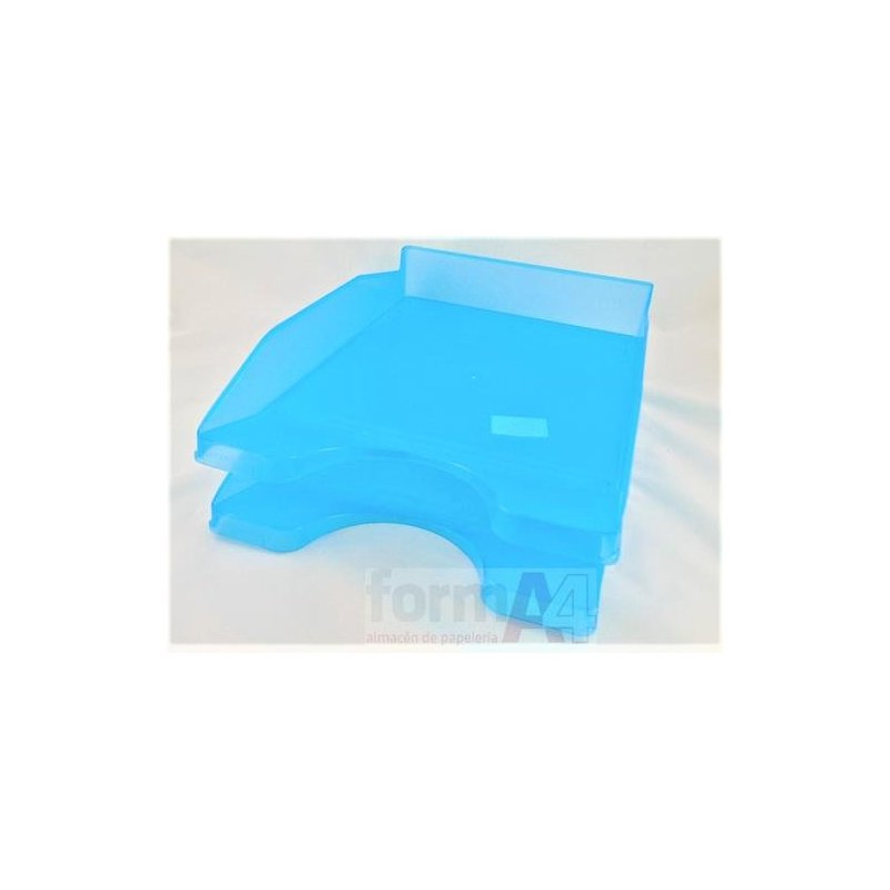 BANDEJA DE SOBREMESA PLASTICO Q-CONNECT TURQUESA