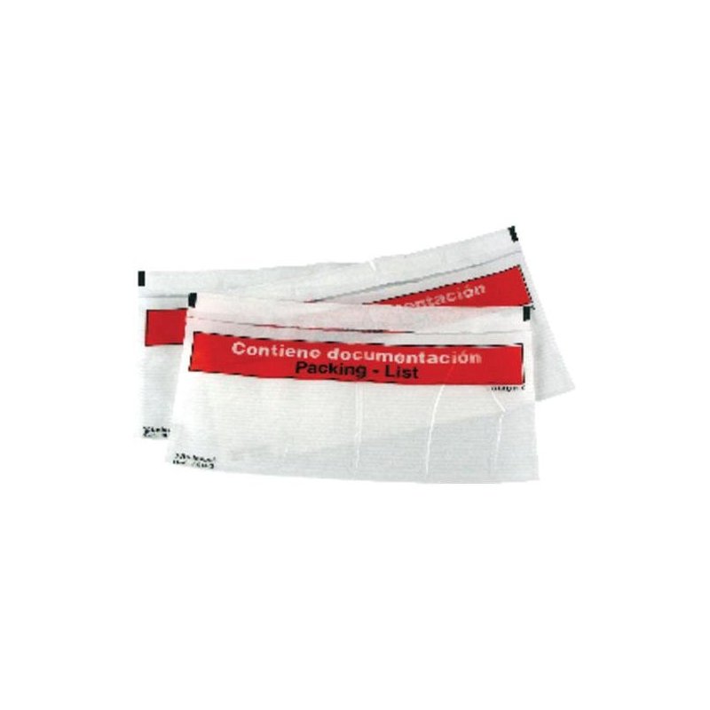 SOBRE TRANSPARENTE ADHESIVO 165X122MM C/100