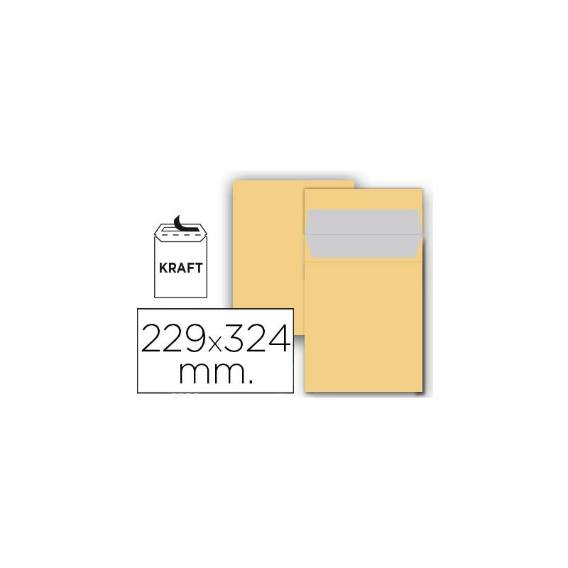 BOLSA AUTOSAM KRAFT 229X324MM. C/250