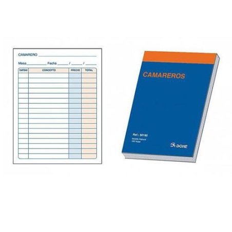 TALONARIO CAMARERO DOHE BOLSILLO NATURAL