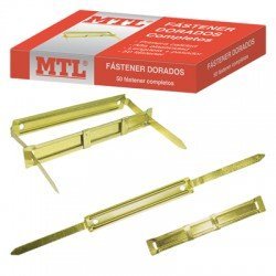 FASTENER METALICO DORADO...