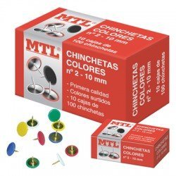 CHINCHETAS DE COLORES MTL...