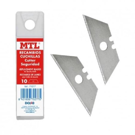 RECAMBIO CUCHILLAS CUTTER SEGURIDAD DOHE  P/10