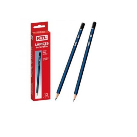 LAPIZ DE GRAFITO HB MTL C/12